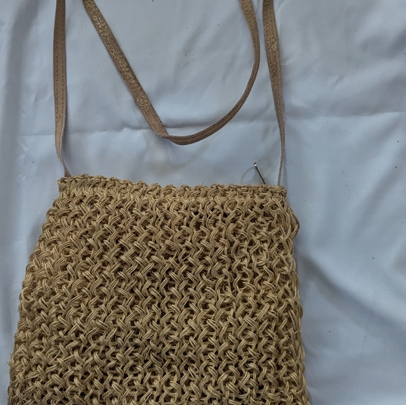 Vintage jute purse - Picture 2 of 2
